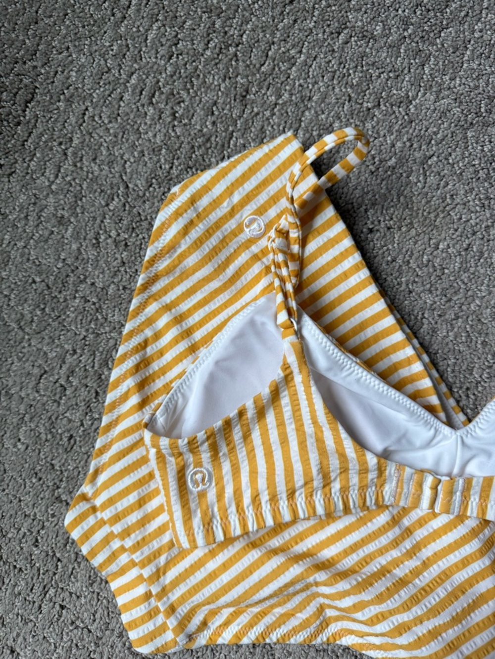 Lululemon Striped Bikini Set